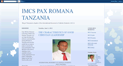 Desktop Screenshot of imcstanzania.blogspot.com