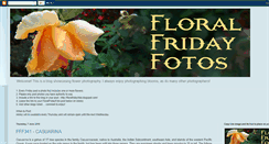 Desktop Screenshot of floralfridayfoto.blogspot.com