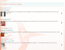Tablet Screenshot of felicityscreativespace.blogspot.com