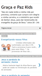 Mobile Screenshot of gracaepazkids.blogspot.com