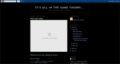 Desktop Screenshot of inthegametheory.blogspot.com