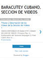Mobile Screenshot of baracuteyvideos.blogspot.com