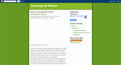 Desktop Screenshot of cronologiadevillazon.blogspot.com