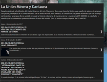 Tablet Screenshot of launionmineraycantaora.blogspot.com