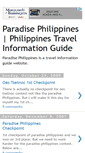 Mobile Screenshot of paradise-philippines.blogspot.com