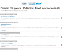 Tablet Screenshot of paradise-philippines.blogspot.com