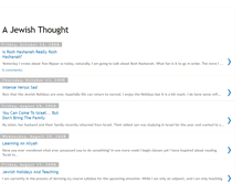 Tablet Screenshot of ajewishthought.blogspot.com