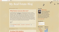 Desktop Screenshot of myrealestatetalk.blogspot.com