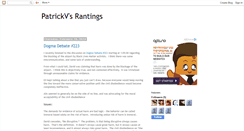 Desktop Screenshot of patrickvhines.blogspot.com