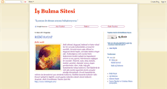 Desktop Screenshot of isbulmasitesi.blogspot.com