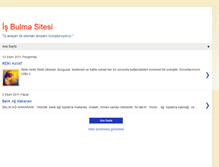 Tablet Screenshot of isbulmasitesi.blogspot.com