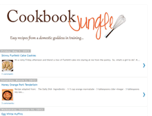 Tablet Screenshot of cookbookjungle.blogspot.com