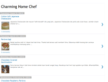 Tablet Screenshot of charming-home-chef.blogspot.com