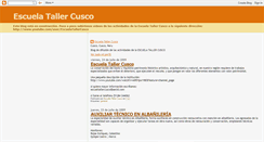 Desktop Screenshot of escuelatallercusco.blogspot.com