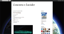 Desktop Screenshot of loucuralucidez.blogspot.com