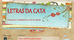 Desktop Screenshot of letrasdacata.blogspot.com