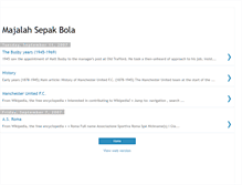 Tablet Screenshot of majalahsepakbola.blogspot.com