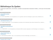 Tablet Screenshot of bibliothequedequebec.blogspot.com