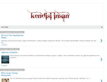 Tablet Screenshot of kendisinsan.blogspot.com