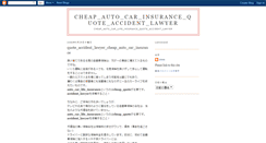 Desktop Screenshot of car-insurance-quote-accident-lawyer.blogspot.com