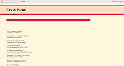 Desktop Screenshot of crushpoems3.blogspot.com