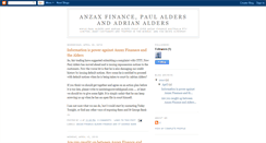 Desktop Screenshot of anzaxfinance.blogspot.com