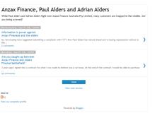 Tablet Screenshot of anzaxfinance.blogspot.com