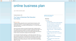 Desktop Screenshot of onlinebusinessplan.blogspot.com