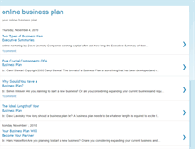 Tablet Screenshot of onlinebusinessplan.blogspot.com