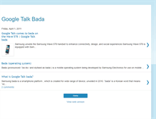 Tablet Screenshot of googletalkbada.blogspot.com