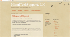 Desktop Screenshot of miamitechsupport.blogspot.com