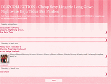 Tablet Screenshot of dlizcollection.blogspot.com