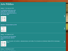 Tablet Screenshot of foroartepublico.blogspot.com