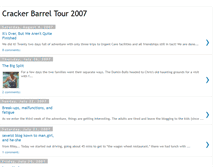 Tablet Screenshot of crackerbarreltour2007.blogspot.com