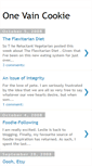 Mobile Screenshot of onevaincookie.blogspot.com