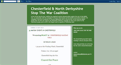 Desktop Screenshot of chesterfieldstopthewar.blogspot.com