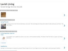 Tablet Screenshot of lavish-living.blogspot.com