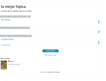 Tablet Screenshot of lamejorhipica.blogspot.com