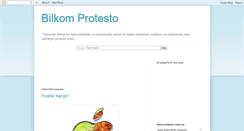 Desktop Screenshot of bilkomprotesto.blogspot.com