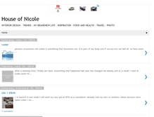 Tablet Screenshot of houseofnicole.blogspot.com