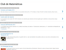Tablet Screenshot of clubdematematicos.blogspot.com
