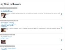 Tablet Screenshot of mytimetoblossom.blogspot.com