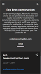 Mobile Screenshot of ecobrosconstruction.blogspot.com