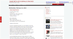 Desktop Screenshot of crack-serialkeys.blogspot.com