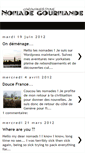 Mobile Screenshot of nomadegourmande.blogspot.com
