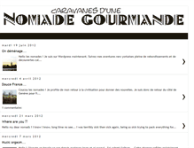 Tablet Screenshot of nomadegourmande.blogspot.com