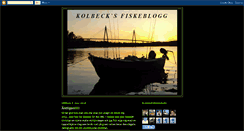 Desktop Screenshot of kolbecksfiskeblogg.blogspot.com