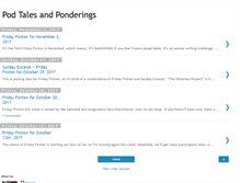 Tablet Screenshot of podtalesandponderings.blogspot.com