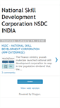 Mobile Screenshot of nsdcindia.blogspot.com