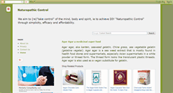 Desktop Screenshot of naturopathiccontrol.blogspot.com